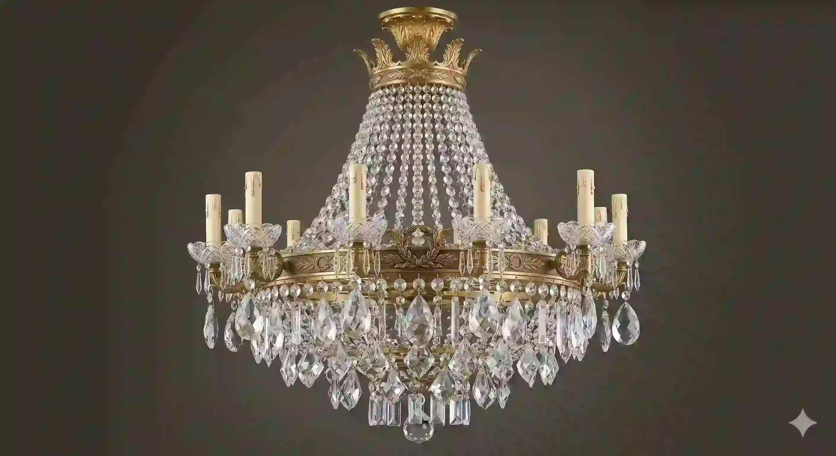 Paauksuota sieninė žvakidė